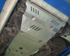 Защита алюминиевая Alfeco для картера и КПП Toyota FJ Cruiser 2006-2014